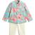 Cream floral printed viscose bandhgala set