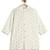 Cream floral printed viscose nehru jacket set