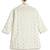 Cream floral printed viscose nehru jacket set