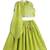 Green plain cotton lehenga