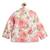Cream floral printed viscose bandhgala set