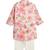 Cream floral printed cotton kurta set