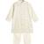 Cream floral printed viscose kurta set