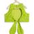 Green & purple floral printed cotton lehenga set