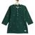 Green plain cotton kurta