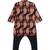 Black floral printed cotton kurta set