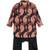 Black floral printed cotton kurta set