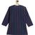 Blue plain cotton kurta
