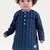 Blue plain cotton kurta