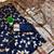 dark blue zari woven art silk saree with blouse