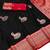 black zari woven art silk saree with blouse