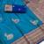 blue zari woven art silk saree with blouse