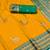 yellow zari woven art silk saree with blouse