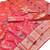 gajri art silk zari woven saree with blouse