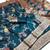 blue art silk zari woven saree with blouse