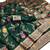 dark green art silk zari woven saree with blouse