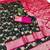 black art silk zari woven saree with blouse