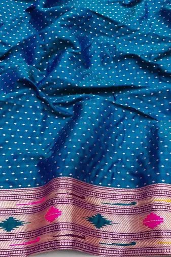 purple zari woven art silk blend saree with blouse