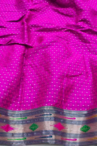 blue zari woven art silk blend saree with blouse