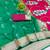 green zari woven art silk saree with blouse