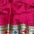 green zari woven art silk saree with blouse