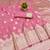 gajri art silk zari woven saree with blouse