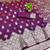 wine art silk zari woven saree with blouse