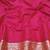 rani pink art silk zari woven saree with blouse