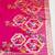 rani pink zari woven art silk saree with blouse