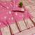 gajri art silk zari woven saree with blouse