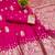 rani pink art silk zari woven saree with blouse