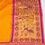 orange copper zari woven art silk saree with blouse
