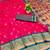rani pink copper zari woven art silk saree with blouse