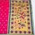 rani pink copper zari woven art silk saree with blouse