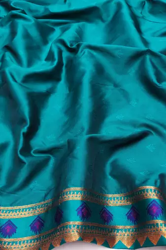 wine copper zari woven art silk blend saree with blouse