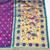 wine copper zari woven art silk saree with blouse