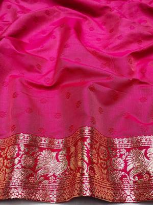 cream zari woven art silk blend bridal style premium saree with blouse 2