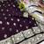 purple zari woven art silk saree with blouse