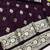 purple zari woven art silk saree with blouse
