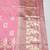 pink zari woven art silk bridal style premium saree with blouse