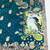 blue zari woven art silk saree with blouse