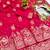 pink zari woven art silk saree with blouse