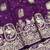 purple zari woven art silk saree with blouse