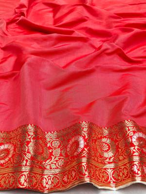 off white zari woven art silk saree with blouse 3