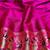 navy blue zari woven art silk baluchari saree with blouse