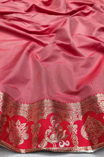 off white zari woven art silk baluchari saree with blouse
