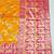 mustard zari woven art silk bridal style premium saree with blouse