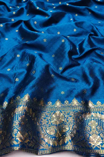 light beige zari woven kanjivaram silk blend saree with blouse