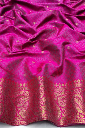light mint green zari woven kanjivaram silk blend saree with blouse