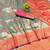 light orange zari woven kanjivaram silk saree with blouse